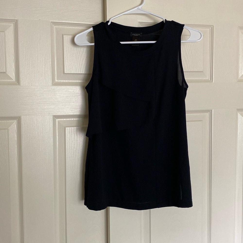 Black Sleeveless Blouse